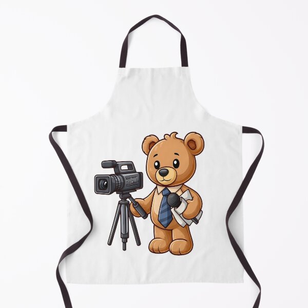 Item preview, Cute Journalist Bear Kawaii designed and sold by TeddybearClub.