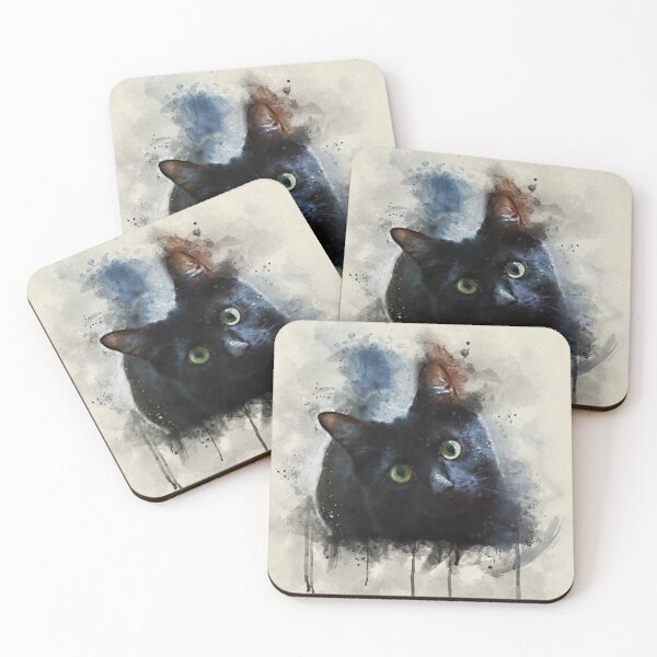 Item preview, Black cat designed and sold by daWinki11.