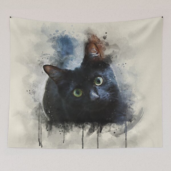 Item preview, Black cat designed and sold by daWinki11.