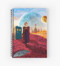 13th Doctor at gallifrey planet Spiral Notebook