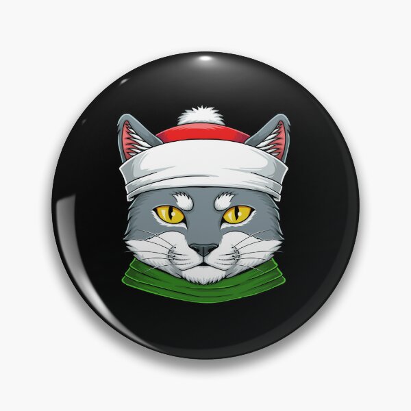 Item preview, Christmas Santa Hat Cat designed and sold by LionessLove.