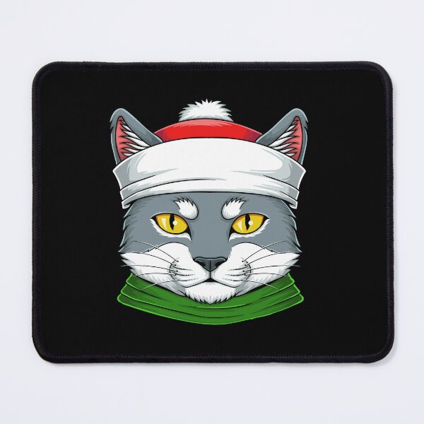Item preview, Christmas Santa Hat Cat designed and sold by LionessLove.
