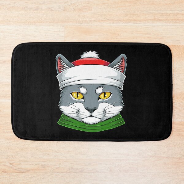 Item preview, Christmas Santa Hat Cat designed and sold by LionessLove.