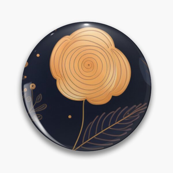 Item preview, Orange Flower Pattern designed and sold by GrinGalore.