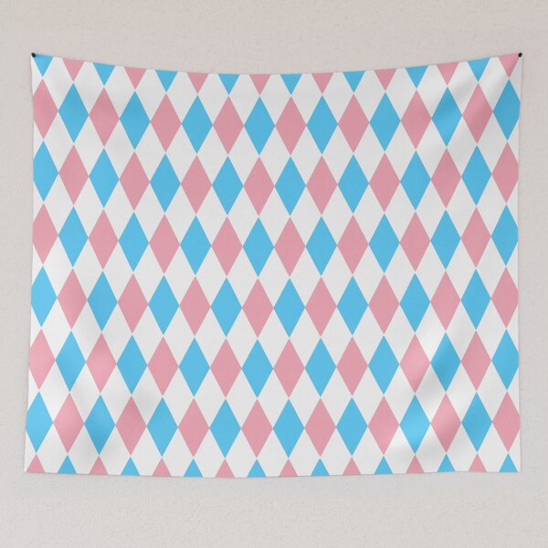 Item preview, Subtle Transgender Minimalist Diamond Pattern designed and sold by ontrendshirts.