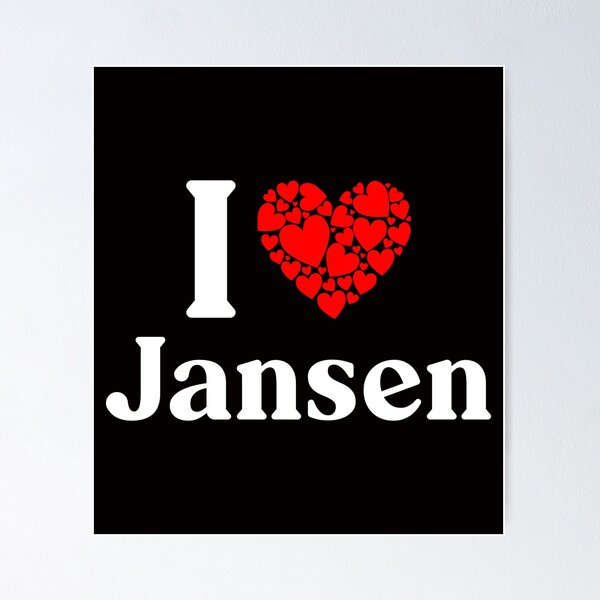 Item preview, Jansen Heart - I Love Jansen designed and sold by MiraclePitts.