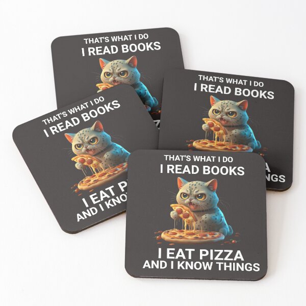Item preview, That what I do I eat pizza and I know things"pizza art for pizza lovers designed and sold by Obinne.