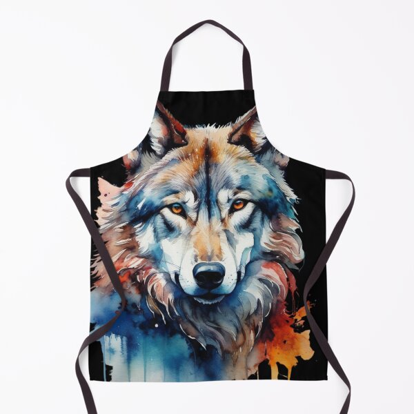 Artikelvorschau, Einzelner Wolf entworfen und verkauft von Watercolored-Me.