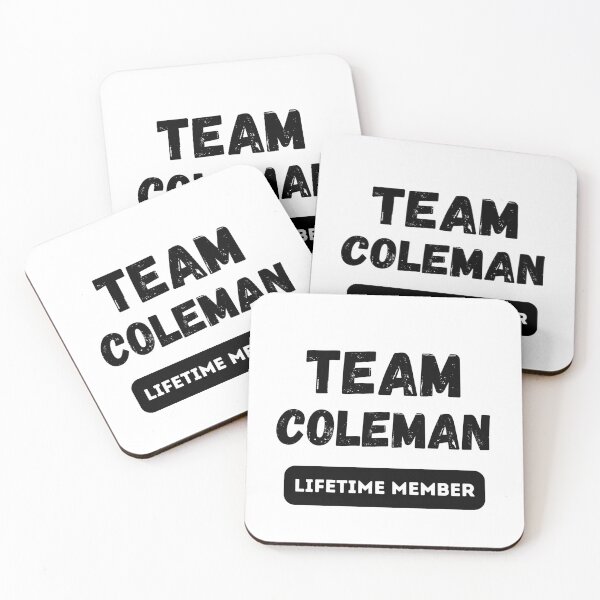 Item preview, Team COLEMAN Lifetime member family gift designed and sold by IssaraStudio.