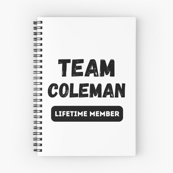 Item preview, Team COLEMAN Lifetime member family gift designed and sold by IssaraStudio.