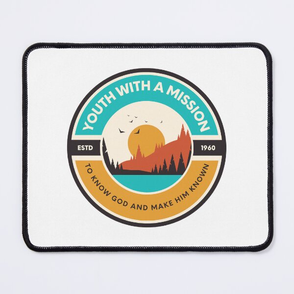 Item preview, YWAM Logo mountains youth with a mission sticker shirt design designed and sold by natures1design.