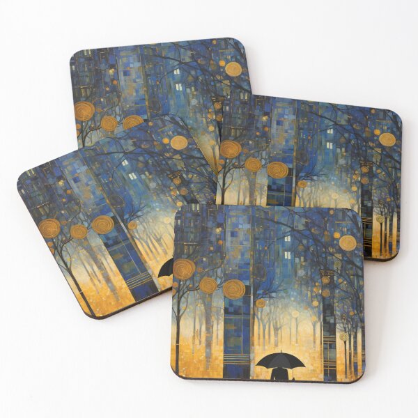 Item preview, Woman in Autumn Rain designed and sold by 3po3.