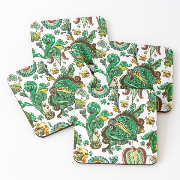 Item preview, Traditional Ukrainian Floral Seamless Pattern designed and sold by Gogodzy.
