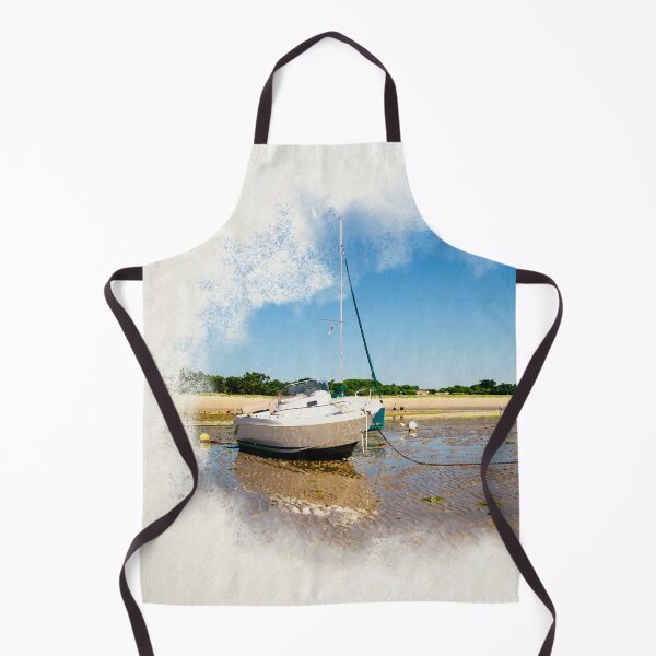 Item preview, Watercolor of boats laying on the beach designed and sold by FotoMahieu.