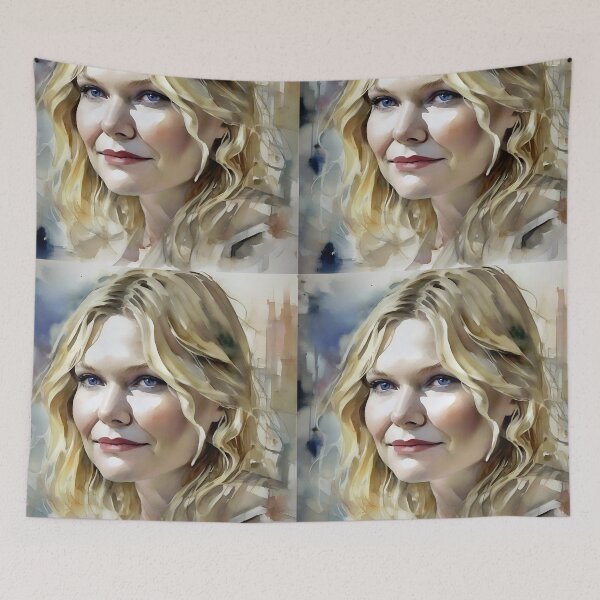 Item preview, Goldilocks Kirsten Dunst in watercolors designed and sold by bogfl.