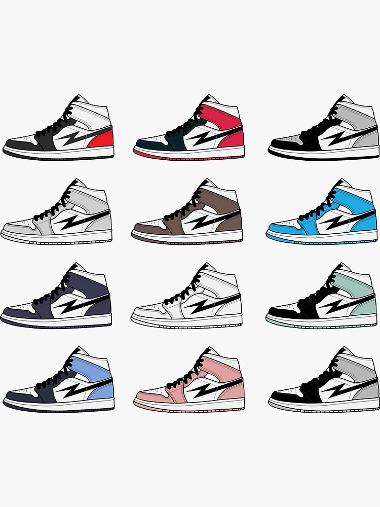 jordan 1 low sticker pack