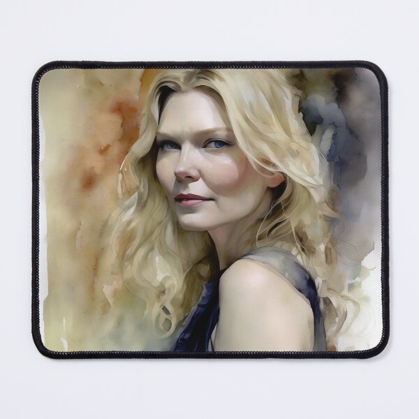 Item preview, Delicacy Kirsten Dunst in watercolors designed and sold by bogfl.