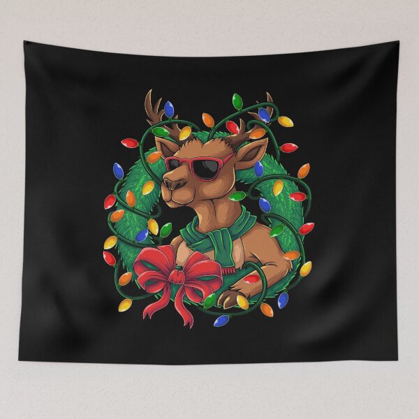 Item preview, Goat Christmas Reindeer Fairy With Lights  designed and sold by LionessLove.