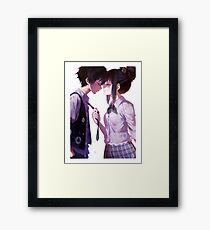 Anime Couple Framed Print