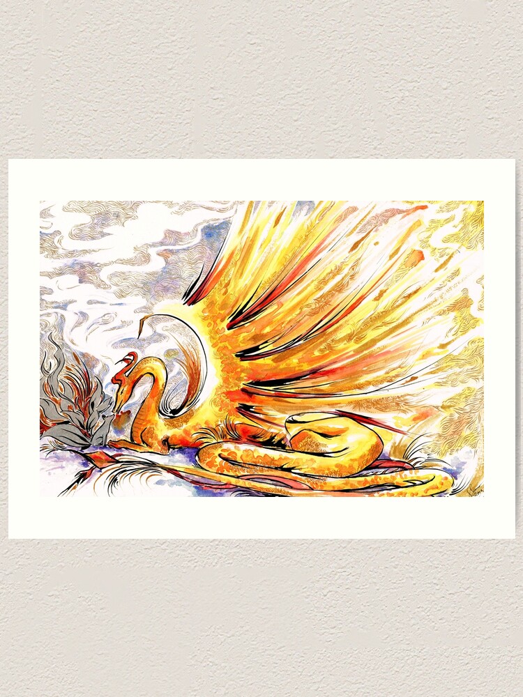 Alternate view of When Dragons Speak Art Print