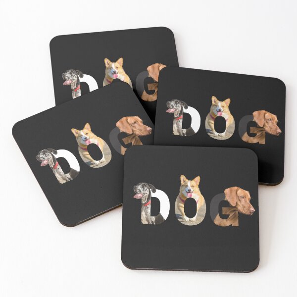 Item preview, The three-dimensional dog letters sticking out of the tongue designed and sold by Miya-ArtShop.