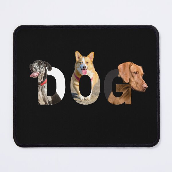 Item preview, The three-dimensional dog letters sticking out of the tongue designed and sold by Miya-ArtShop.