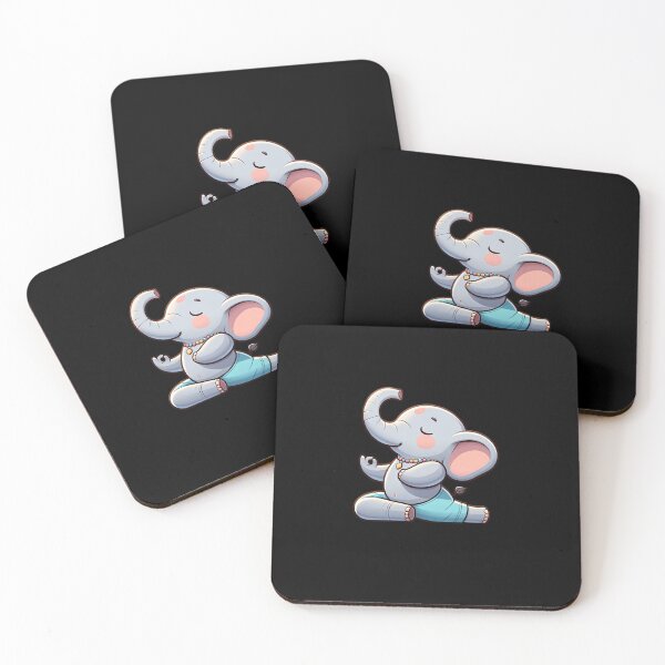 Item preview, Elephant Yoga Humor Fitness designed and sold by sbachstroem.