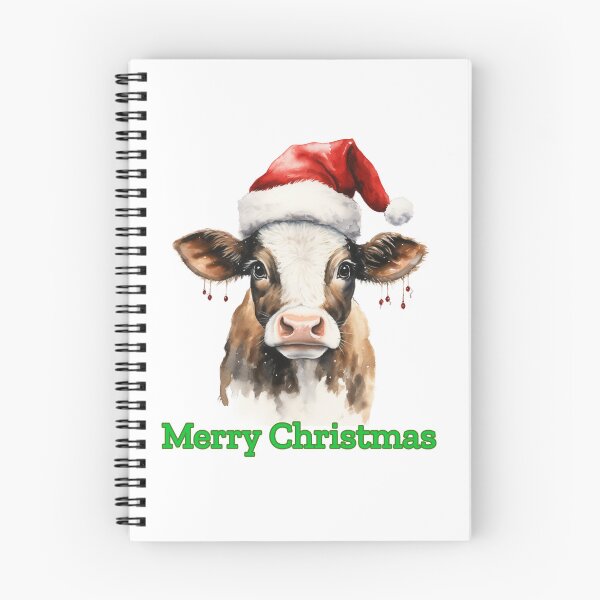 Item preview, Christmas Highland Cow Christmas Cows Xmas Cows in Santa Hat Funny Christmas Animals  designed and sold by OliveAndSnow.