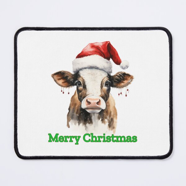 Item preview, Christmas Highland Cow Christmas Cows Xmas Cows in Santa Hat Funny Christmas Animals  designed and sold by OliveAndSnow.