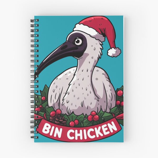 Item preview, Christmas Bin Chicken designed and sold by Jolly-Drawings.