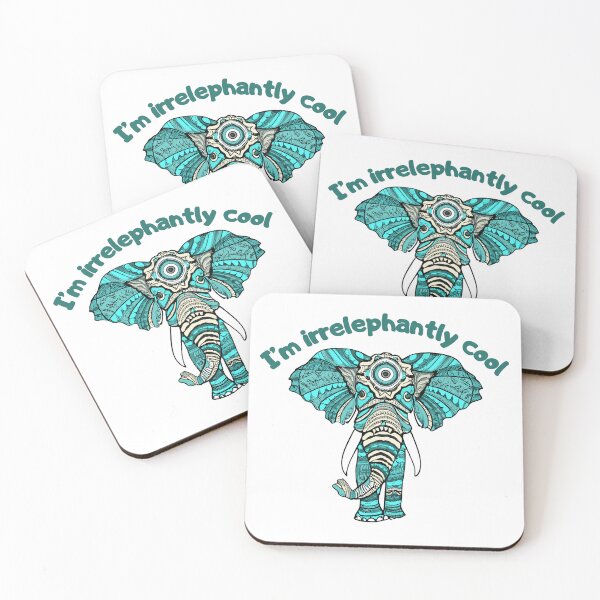 Item preview, I’m irrelephantly cool Elephant designed and sold by aipolohu.