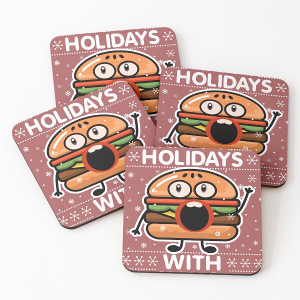Item preview, Happy Holidays with Cheese designed and sold by Yuzik.