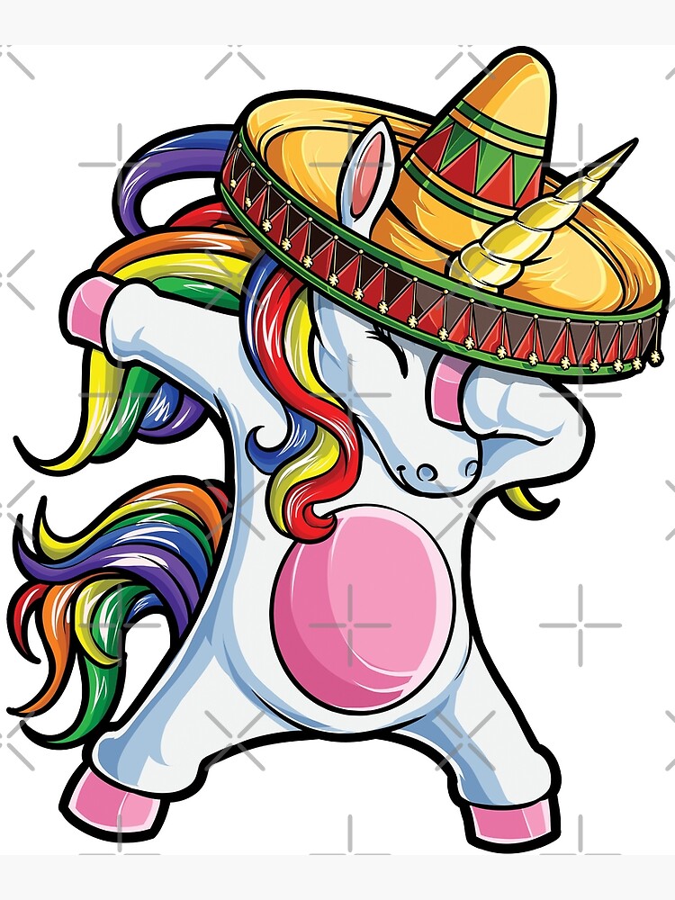 Sombrero Unicorn Dabbing Cinco De Mayo T-Shirt Sombrero Unicorn Dabbing Cinco De Mayo T-Shirt