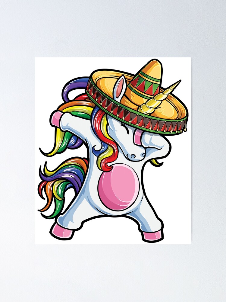 Sombrero Unicorn Dabbing Cinco De Mayo T-Shirt Sombrero Unicorn Dabbing Cinco De Mayo T-Shirt