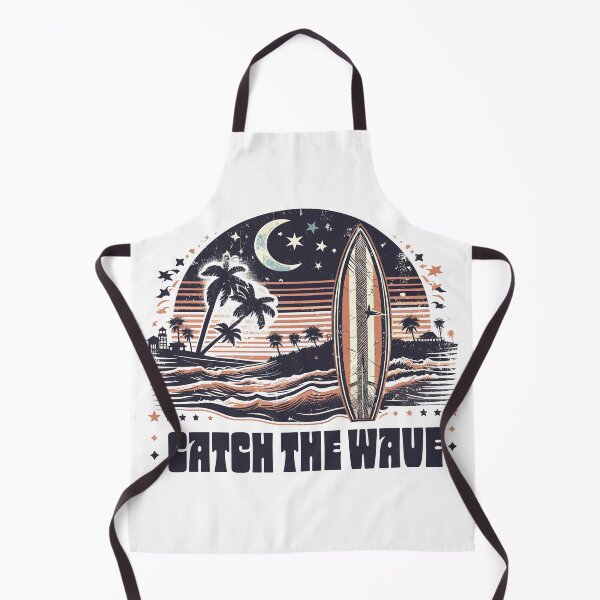 Item preview, Surfing Vintage Distressed Graphic T-shirt - "Catch the Wave" designed and sold by EMWebDesign.