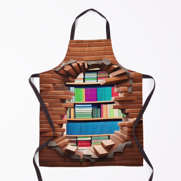 Item preview, Hole in a wall with bookcase! designed and sold by Giulivo Store Graphic.