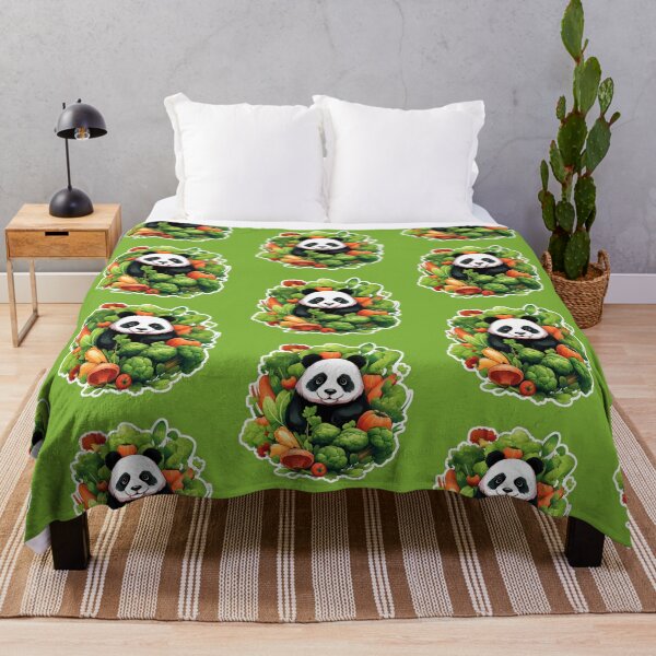 Item preview, A cute panda and vegetables, Diet lose weight designed and sold by kongkorakrich.