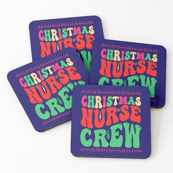 Item preview, Retro Christmas Nurse Crew designed and sold by Jeallan Designs.