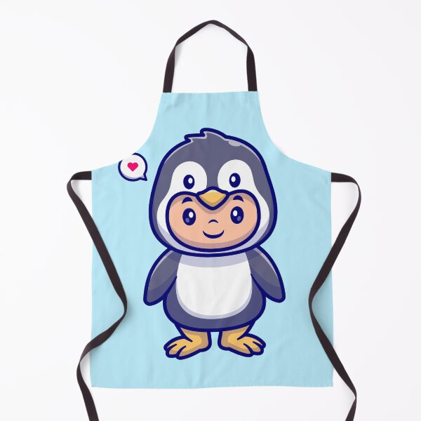 Item preview, Cute Kid Wearing Penguin Costume Cartoon Vector Icon Illustration designed and sold by hjian8219.
