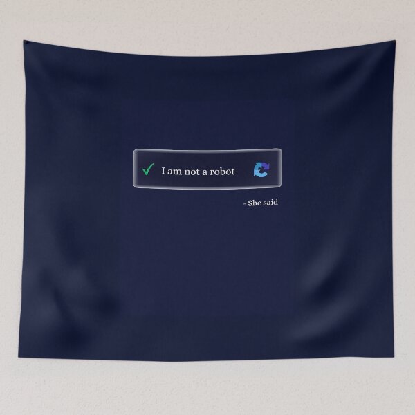 Item preview, I am not a robot captcha fill security question she said  designed and sold by Cosmicworld07.