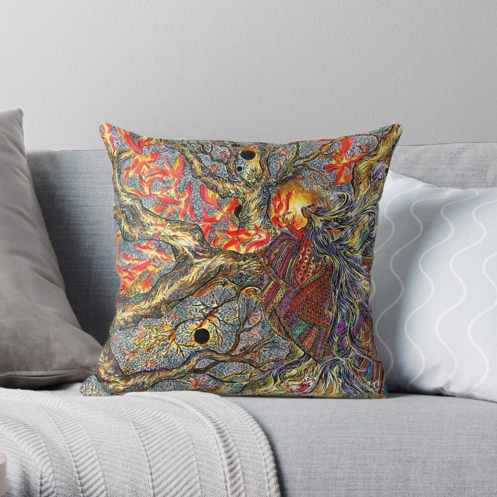 Aswang, at Night Throw Pillow
