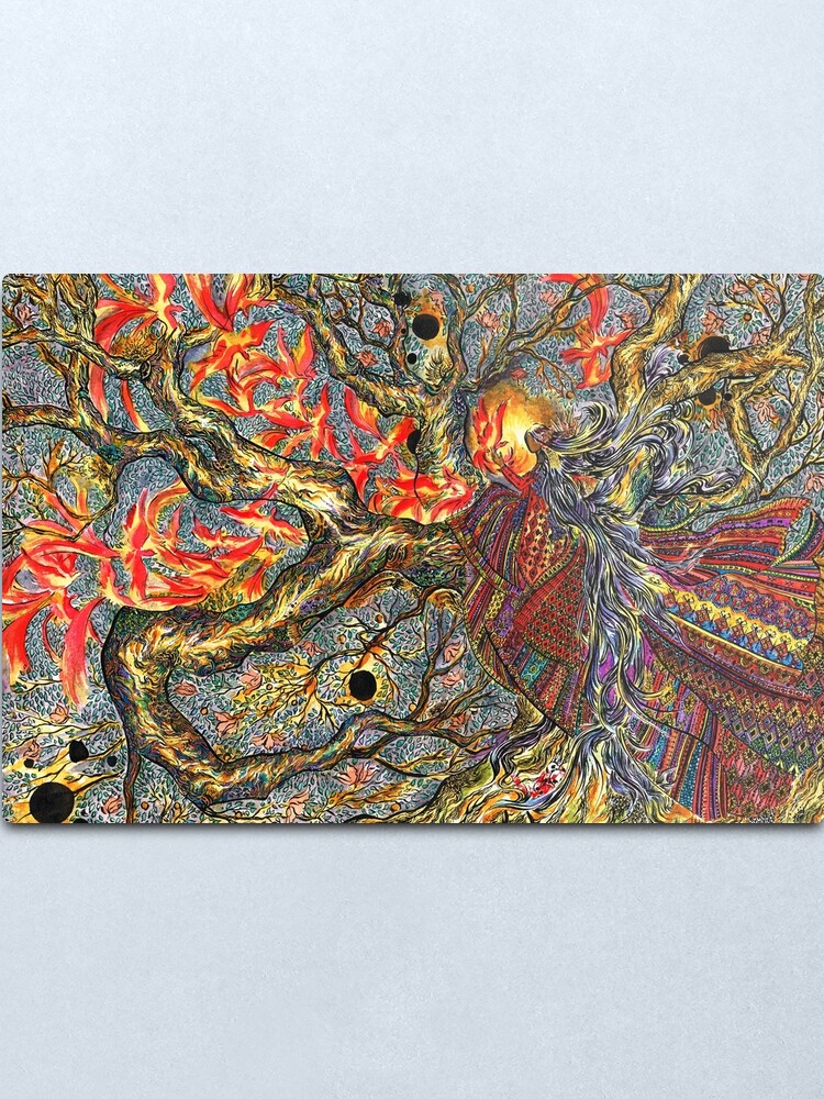 Alternate view of Aswang, at Night Metal Print
