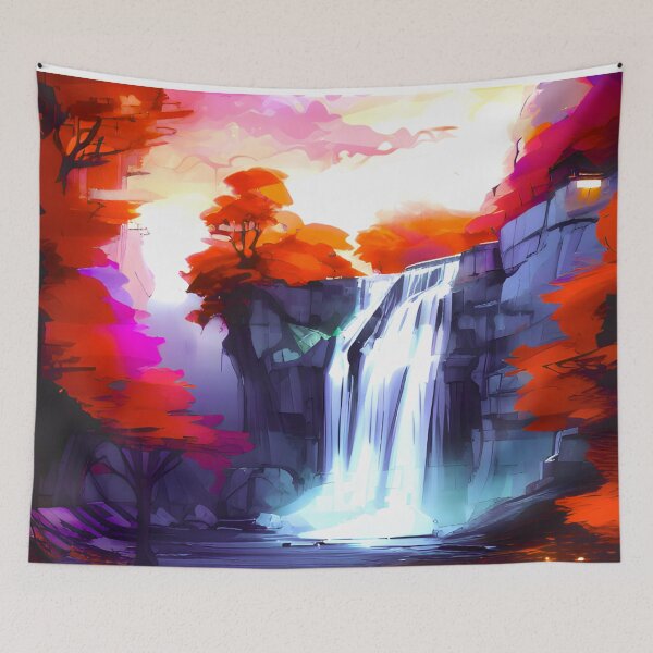 Item preview, Autumn Waterfall designed and sold by Kendra Liester.