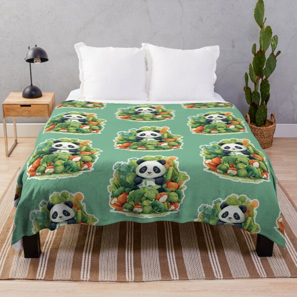 Item preview, A cute panda and vegetables, Diet lose weight designed and sold by kongkorakrich.