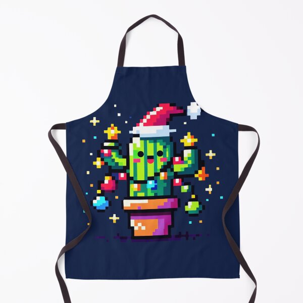 Item preview, Festive Cactus: 8-Bit Christmas Decor designed and sold by PixelPunkster.