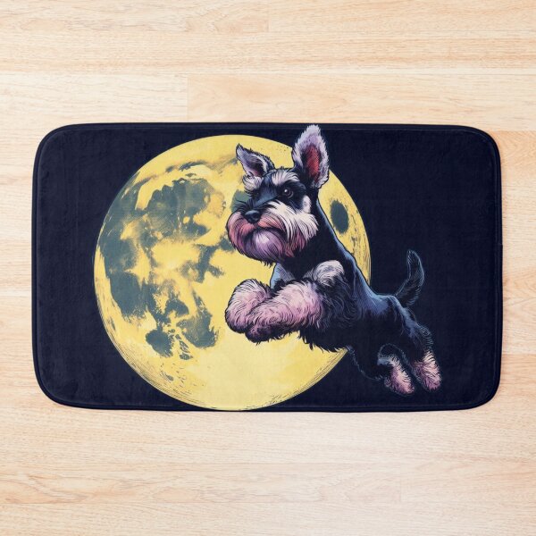 Item preview, The Schnauzer Jumped Over The Moon designed and sold by barksandsqueaks.
