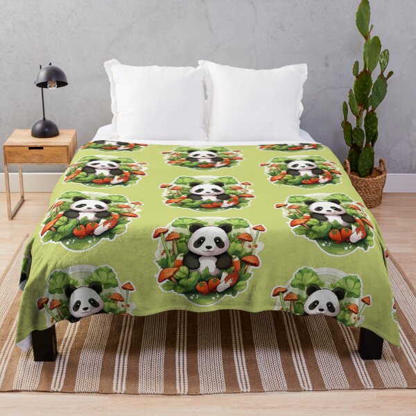 Item preview, A cute panda and vegetables, Diet lose weight designed and sold by kongkorakrich.