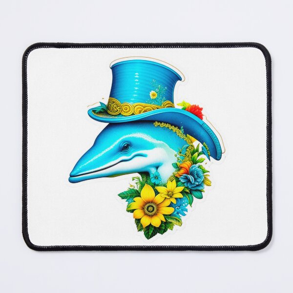 Item preview, The rococopunk Bottlenose dolphin sticker designed and sold by spoo-art.