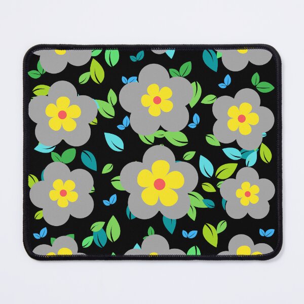 Item preview, Gray and yellow flowers art designed and sold by Rbnano.