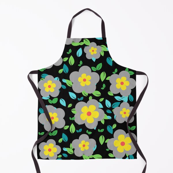 Item preview, Gray and yellow flowers art designed and sold by Rbnano.